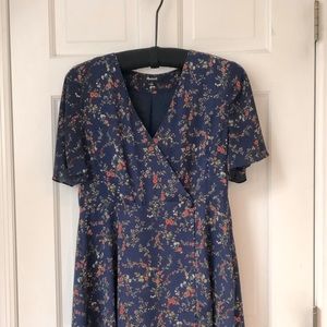 Madewell Flowery Fluttery Dress